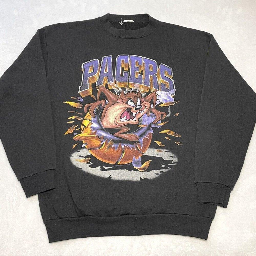 Rare Indiana Pacers Taz Looney Tunes Sweatshirt